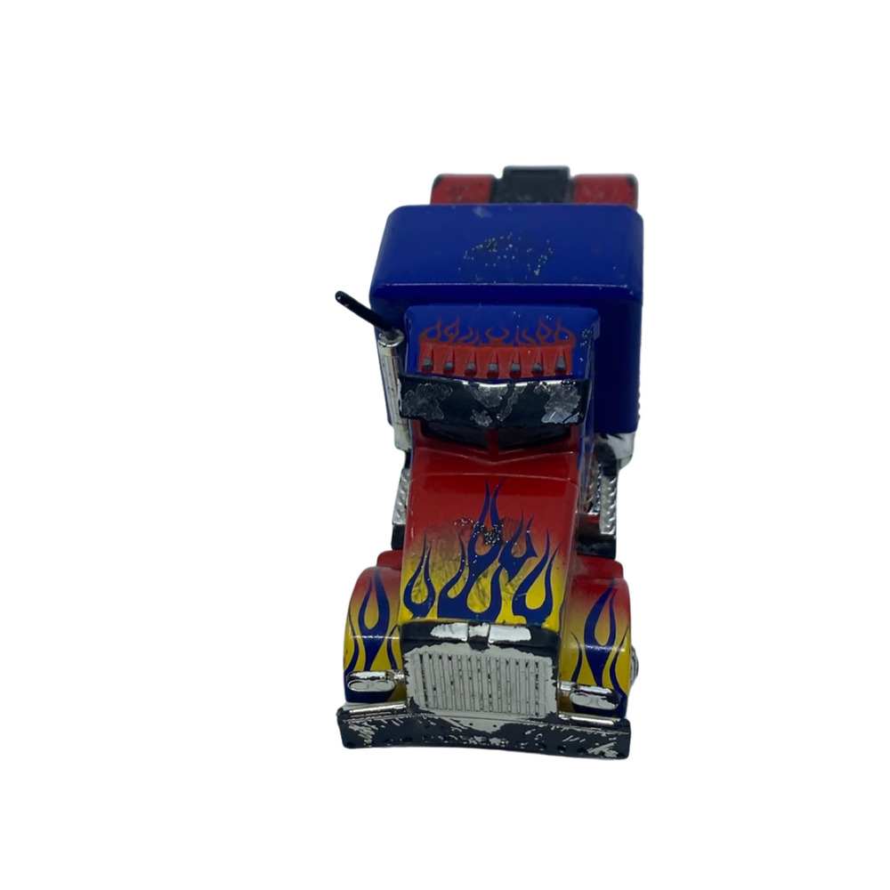 Hasbro Transformers Optimus Prime Blue Die-cast Toy Truck - Picture 1 of 8